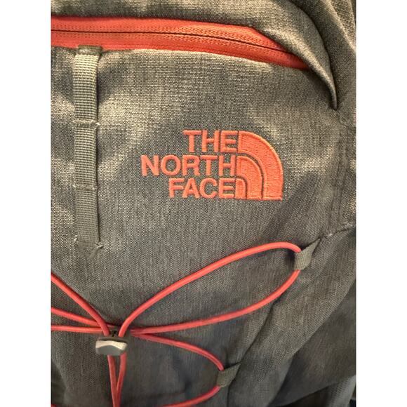 The North Face Gray and Red Backpack - Picture 6 of 9